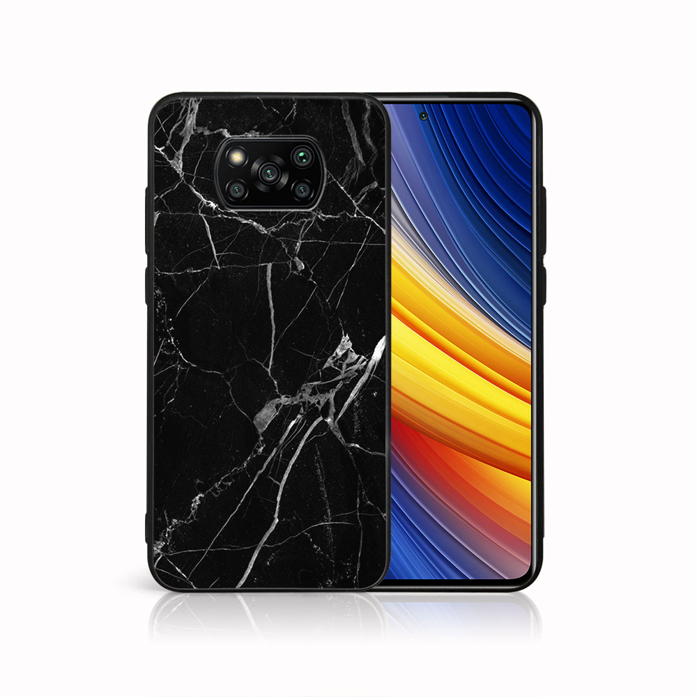 MY ART Husă De Protecție Xiaomi Poco X3 NFC / X3 Pro - BLACK MARBLE (142)