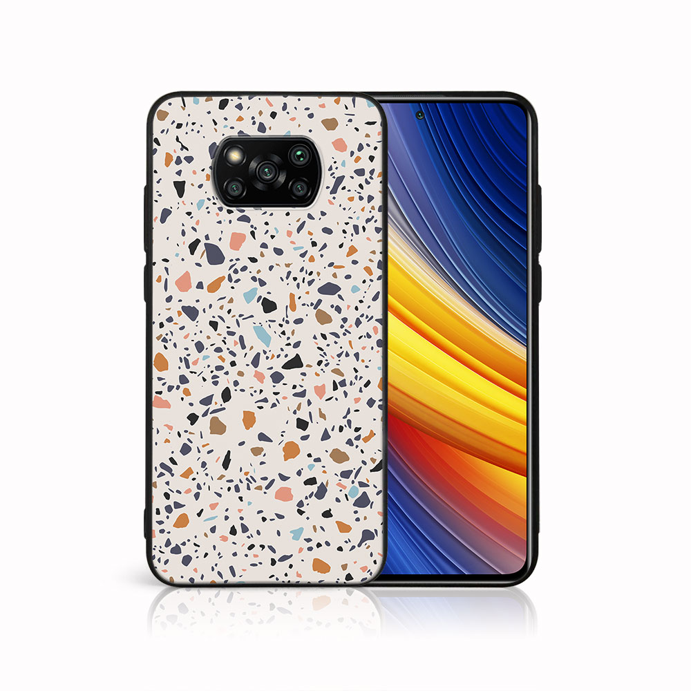 MY ART Husă De Protecție Xiaomi Poco X3 NFC / X3 Pro -BEIG TERRAZZO (162)