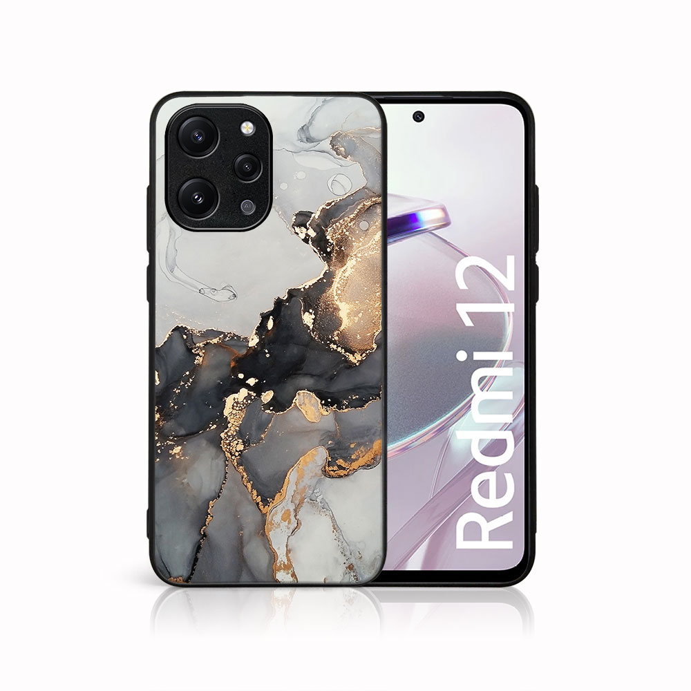 MY ART Husă De Protecție Pentru Xiaomi Redmi 12 GREY MARBLE (140)