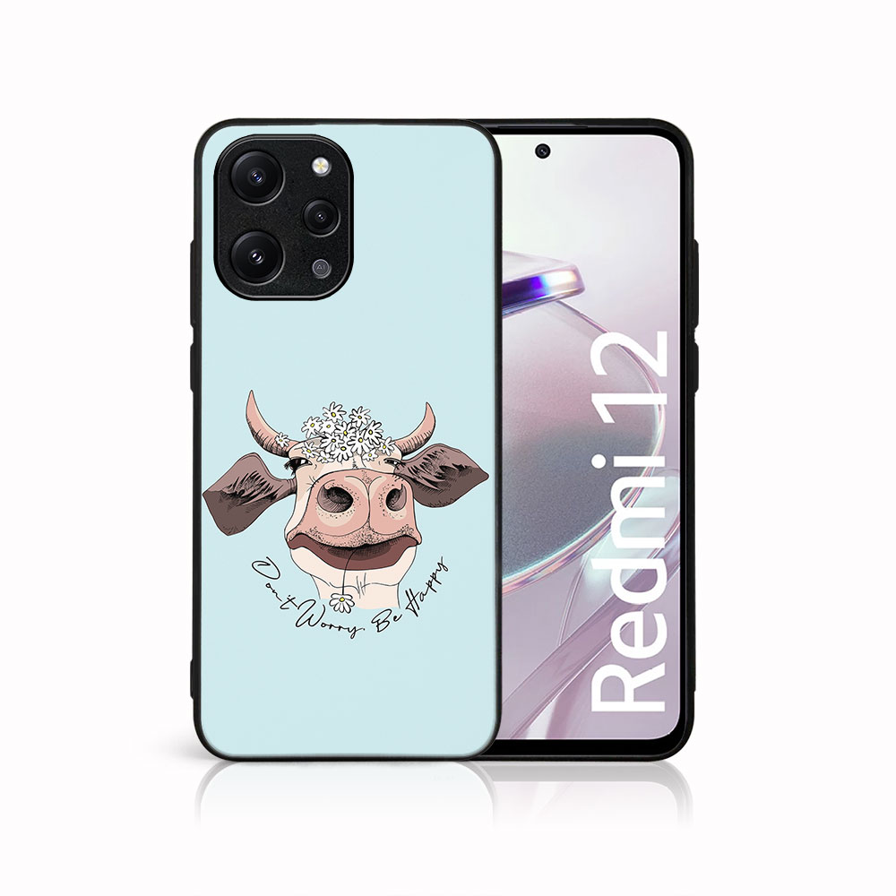 MY ART Husă De Protecție Pentru Xiaomi Redmi 12 HAPPY COW (181)