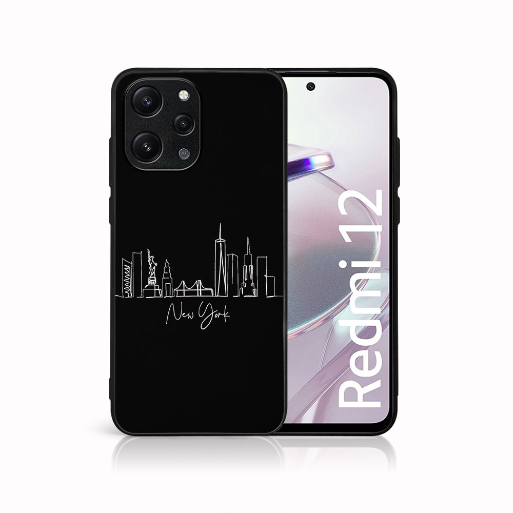 MY ART Husă De Protecție Pentru Xiaomi Redmi 12 NEW YORK (207)