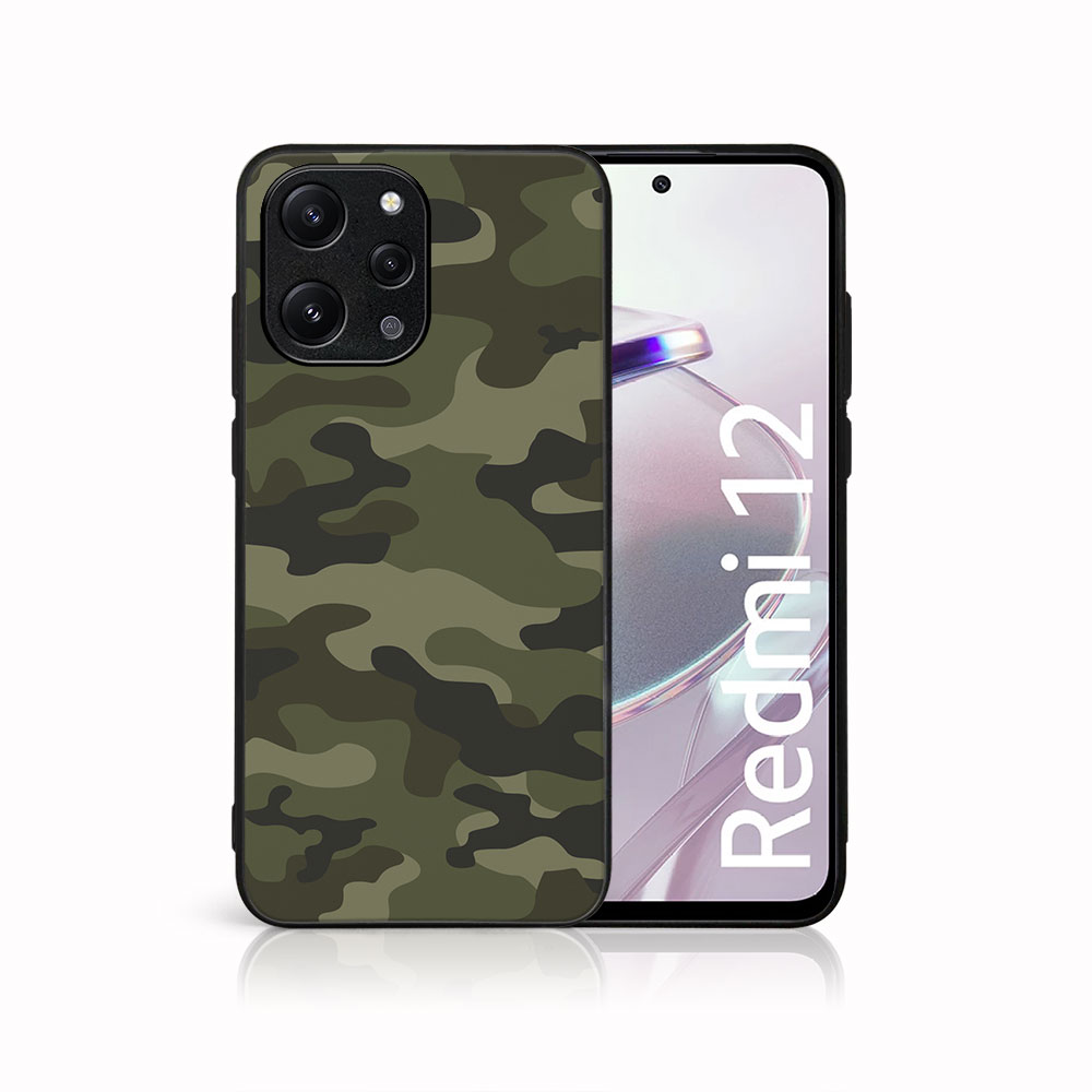 MY ART Husă De Protecție Pentru Xiaomi Redmi 12 GREEN CAMO (235)