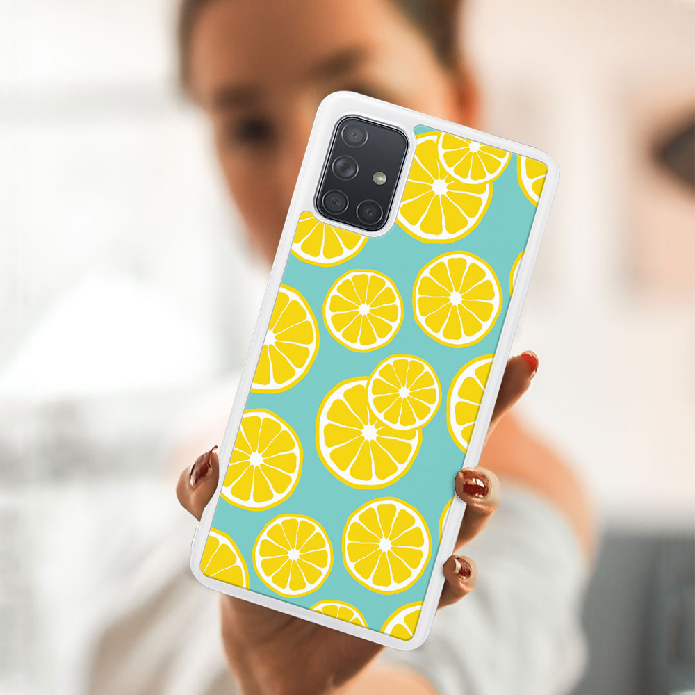 MY ART Husă De Protecție Samsung Galaxy A51-LEMON (121)