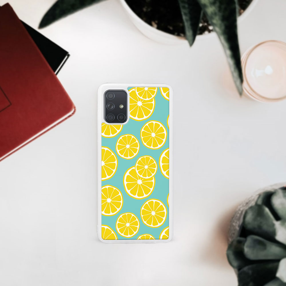 MY ART Husă De Protecție Samsung Galaxy A51-LEMON (121)