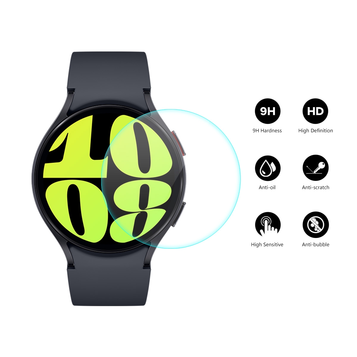 PROTEMIO 2x Sticla Securizata Pentru Samsung Galaxy Watch 6 44mm