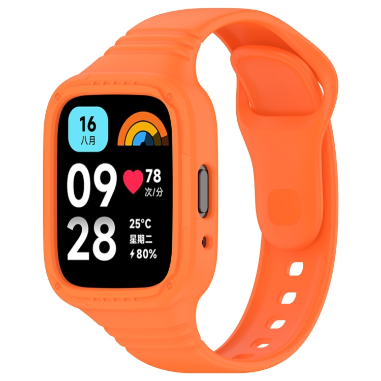 GLACIER Husă De Protecție Cu Curea Pentru Xiaomi Redmi Watch 3 Portocaliu Activ