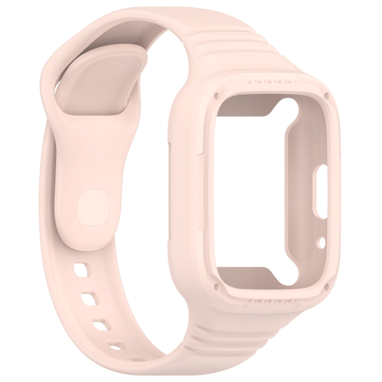 GLACIER Husă De Protecție Cu Curea Pentru Xiaomi Redmi Watch 3 Active Roz Deschis