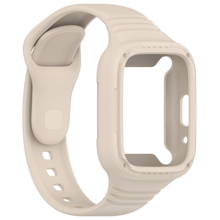 GLACIER Husă De Protecție Cu Curea Pentru Xiaomi Redmi Watch 3 Bej Activ