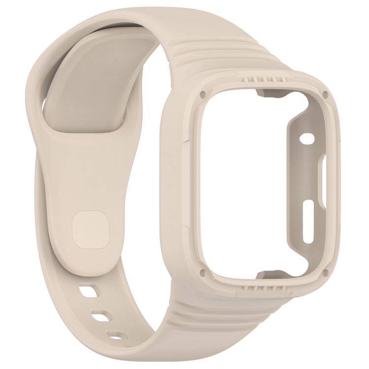 GLACIER Husă De Protecție Cu Curea Pentru Xiaomi Redmi Watch 3 Bej