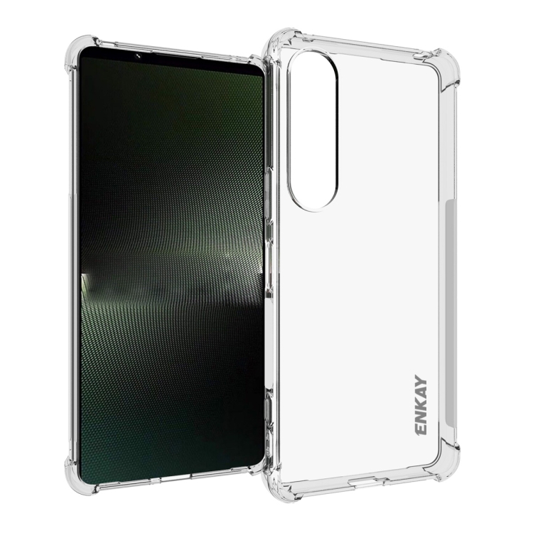 ENKAY AIRBAG Husă Extra Durabilă Sony Xperia 1 VI Transparentă