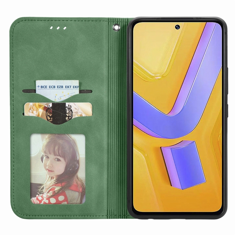 MAGNETIC Capac Cu Balamale Pentru Vivo V40 SE 5G Verde