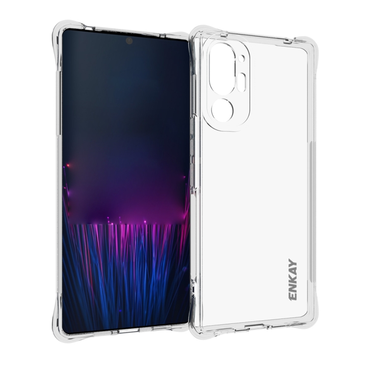 ENKAY AIRBAG Husă Extra Durabilă HTC U24 Pro Transparent