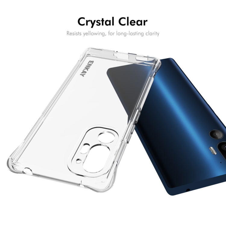 ENKAY AIRBAG Husă Extra Durabilă HTC U24 Pro Transparent