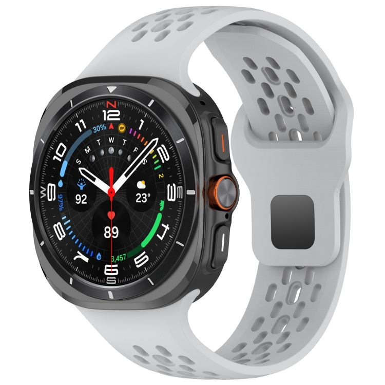 AIRY Curea Din Silicon Pentru Samsung Galaxy Watch Ultra 47mm Gri