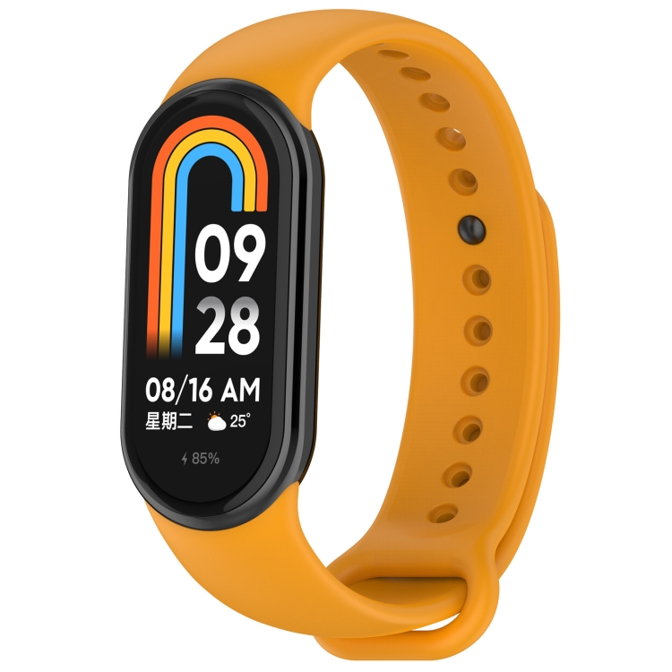 SILICONE Curea înlocuibilă Pentru Xiaomi Smart Band 9 Galbenă