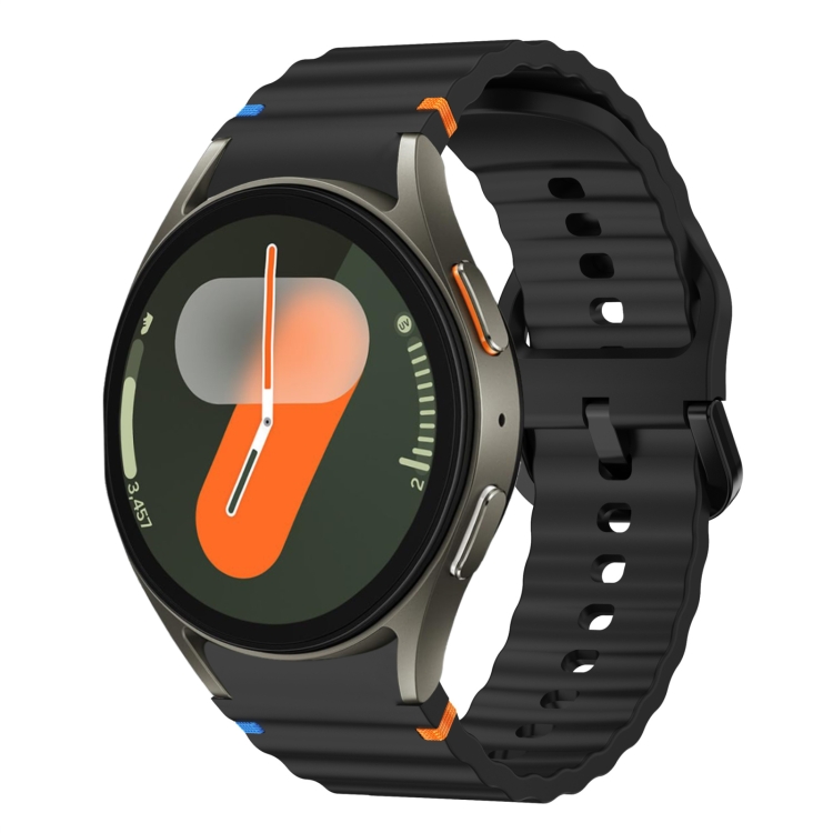 WAVE Curea Din Silicon Pentru Samsung Galaxy Watch 7 (40mm / 44mm) Negru