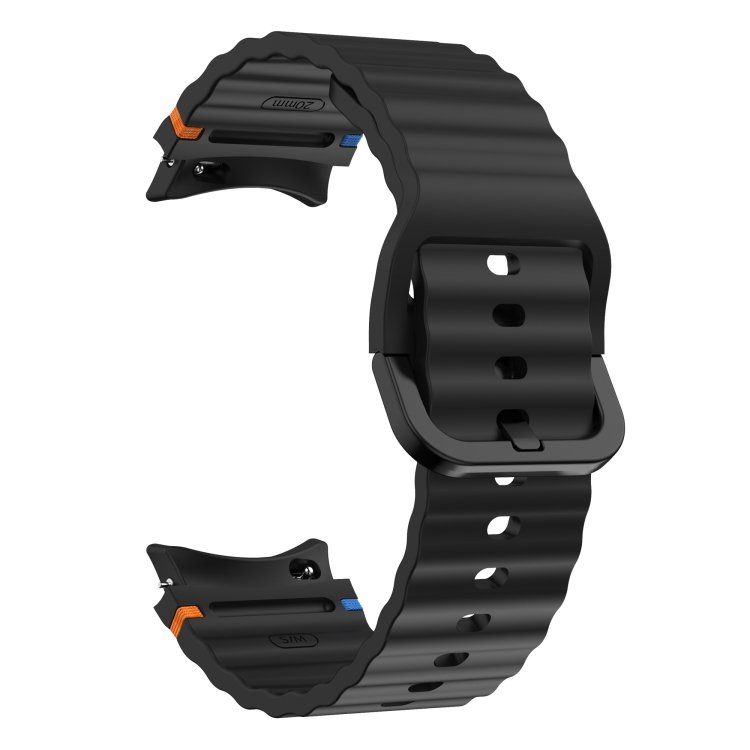 WAVE Curea Din Silicon Pentru Samsung Galaxy Watch 7 (40mm / 44mm) Negru