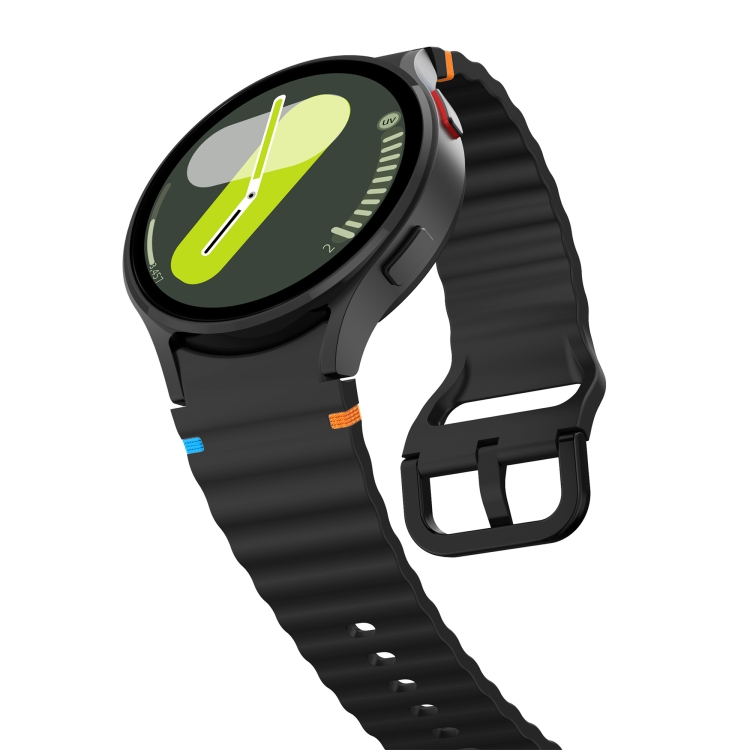 WAVE Curea Din Silicon Pentru Samsung Galaxy Watch 7 (40mm / 44mm) Negru