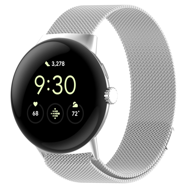 MILANESE Curea Metalică Pentru Google Pixel Watch 3 Argintiu De 45 Mm