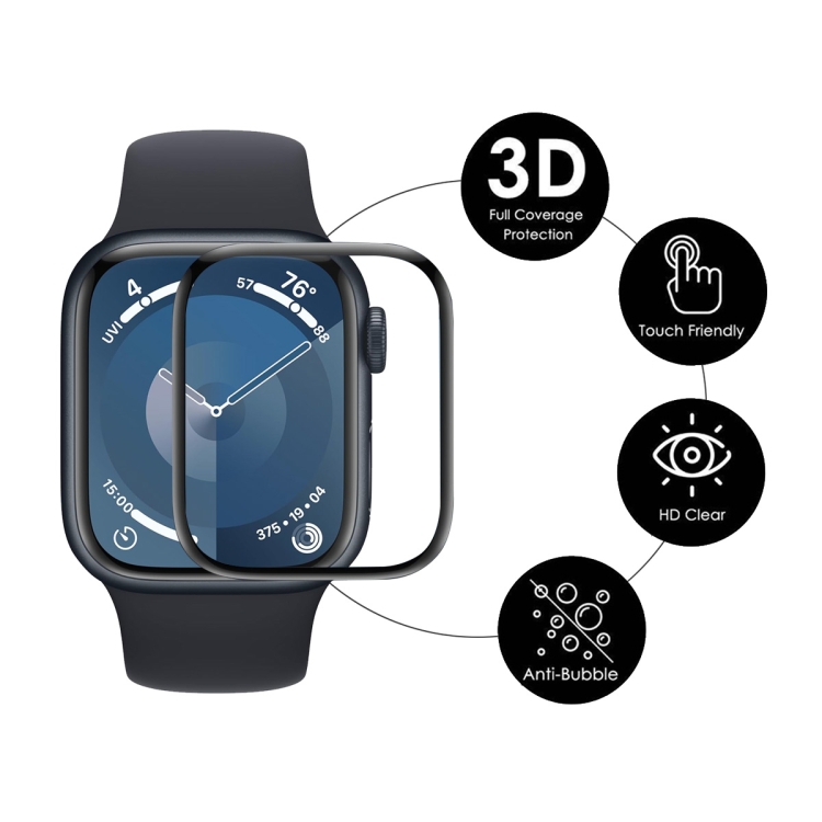 ENKAY 2x 3D Folie De Protecție Pentru Apple Watch 10 46mm