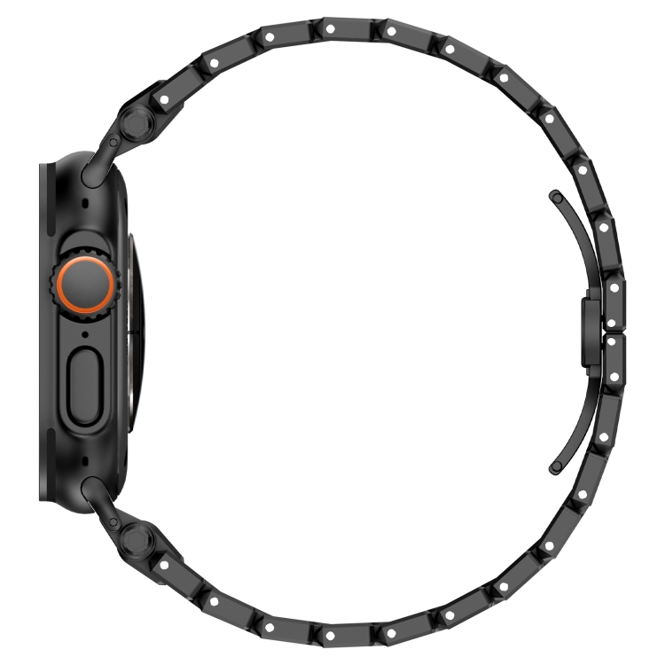 PATHFINDER Curea Metalică Pentru Apple Watch 10 46mm Negru