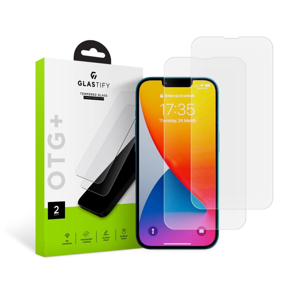 GLASTIFY OTG+ 2x Sticla Securizata Apple IPhone 13 Pro Max / 14 Plus